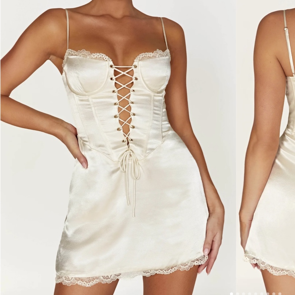 Meshki corset mini dress